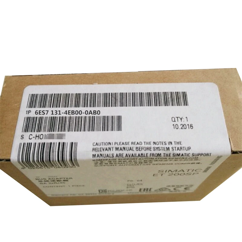 New Original 6ES7 131-4EB00-0AB0 6ES7131-4EB00-0AB0 digital input module for Siemens SIMATIC ET200S distributed I/O system. Provides safe 24V DC input channels, diagnostic functions, and electrical isolation, with hot-swappable design.