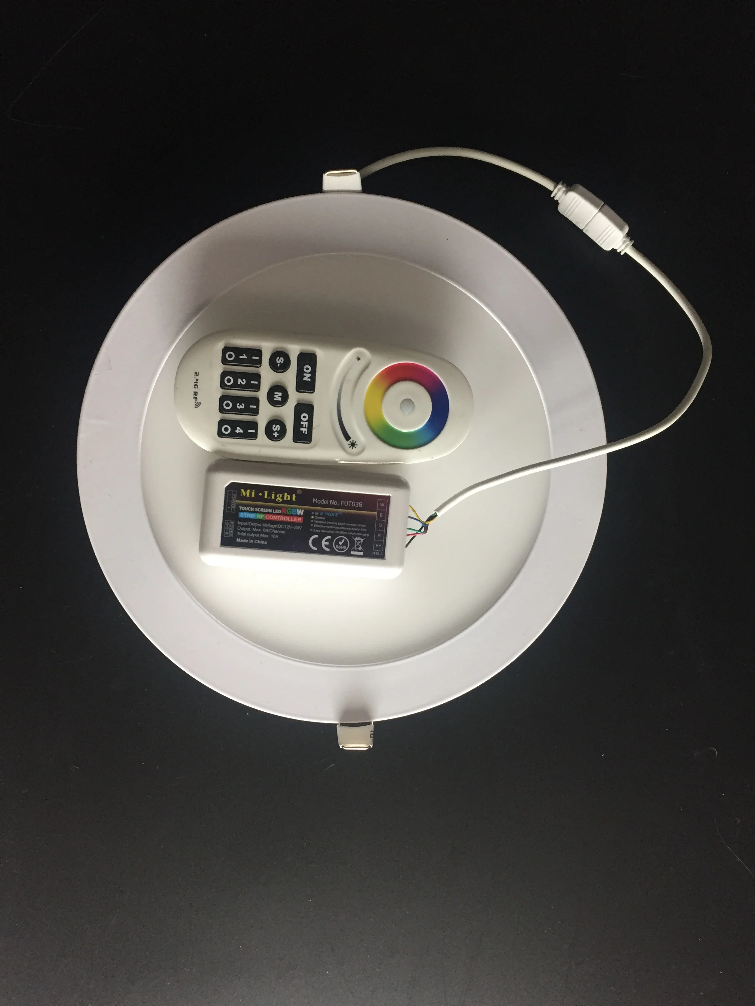 Smart Control 4W 5W 6W 9W 12W 145mm RGB Round LED Panel Downlight