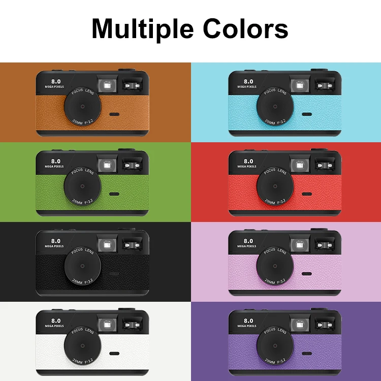 Custom Logo Retro Screen-free Compact Flash Light Without Screen Digital Camera No Screen with Photo Counter