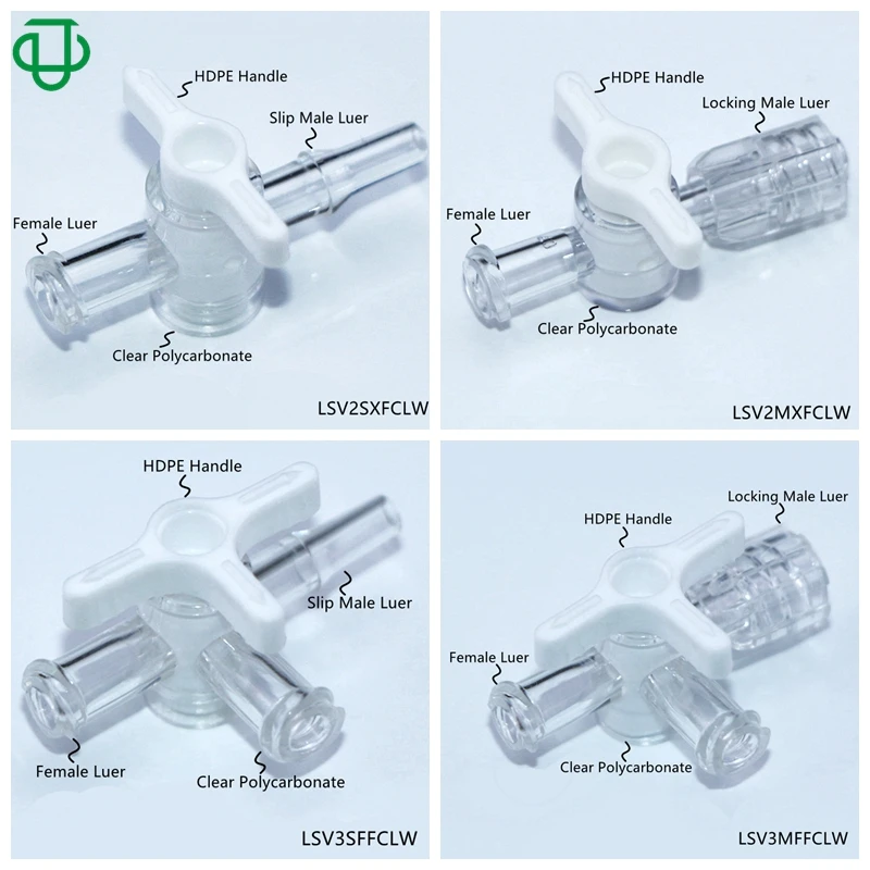 Produktbild von Hynec 3 Wege Luer Absperrhahn, 2 Weiblich, 1 Stecker