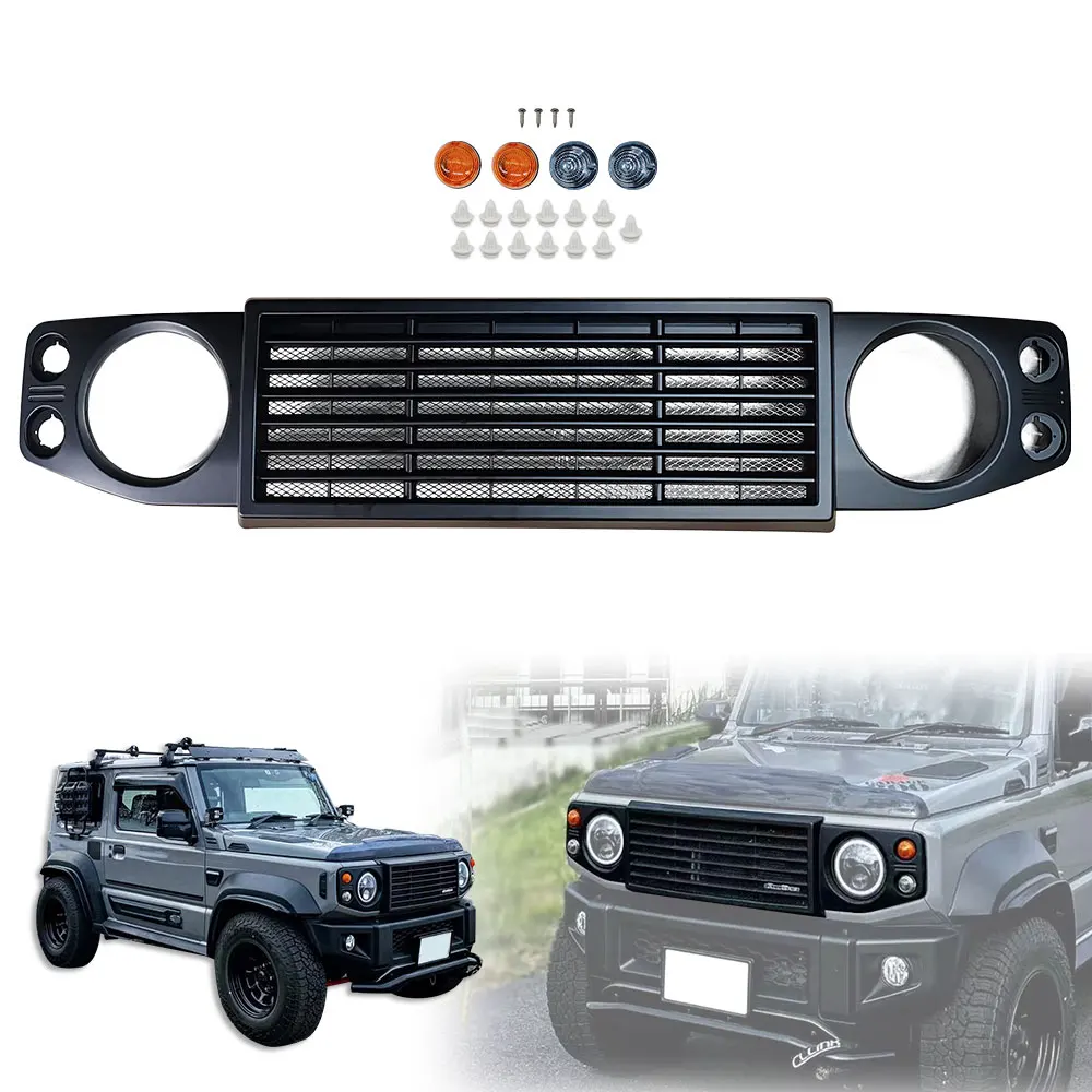 Suzuki Jimny 4x4 Offroad Steel Front Bumper Grille Upgrade
