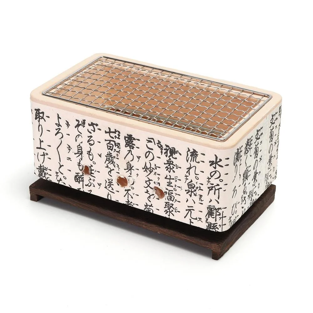 Tabletop Restaurant Clay Portable Charcoal Japanesestyle Grilling