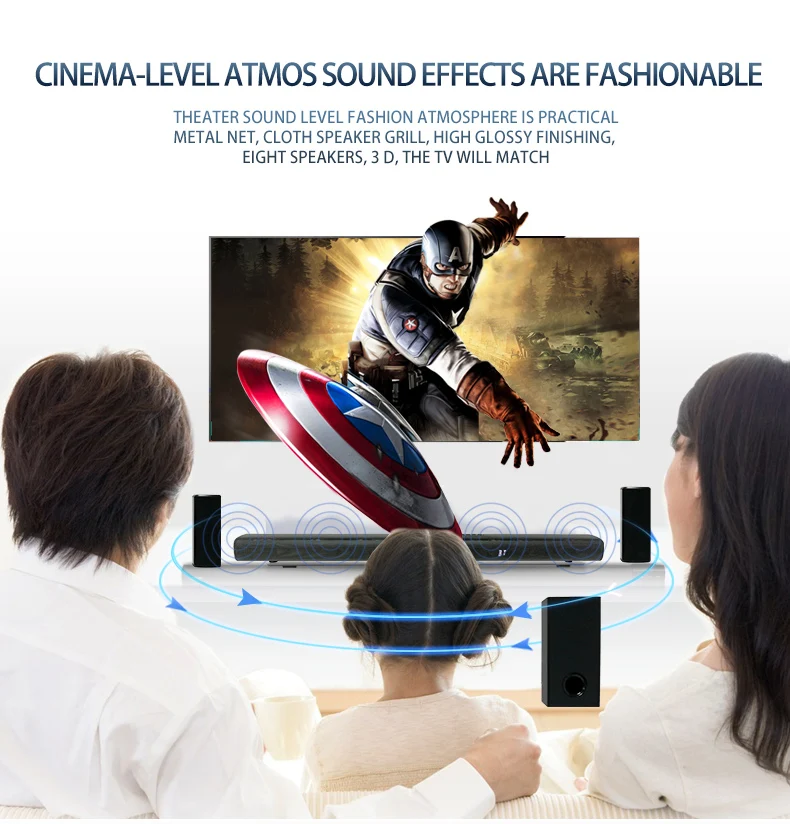 2023 New 5.1.2 Dolby Atmos Home Theater System Bluetooth