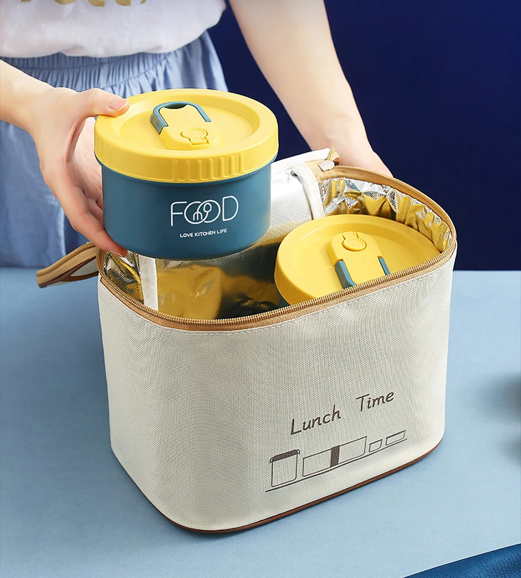 Microwave Safe Insulated Bento Food Lunch Box Set Stainless Steel Food Jar Container Lunch Box