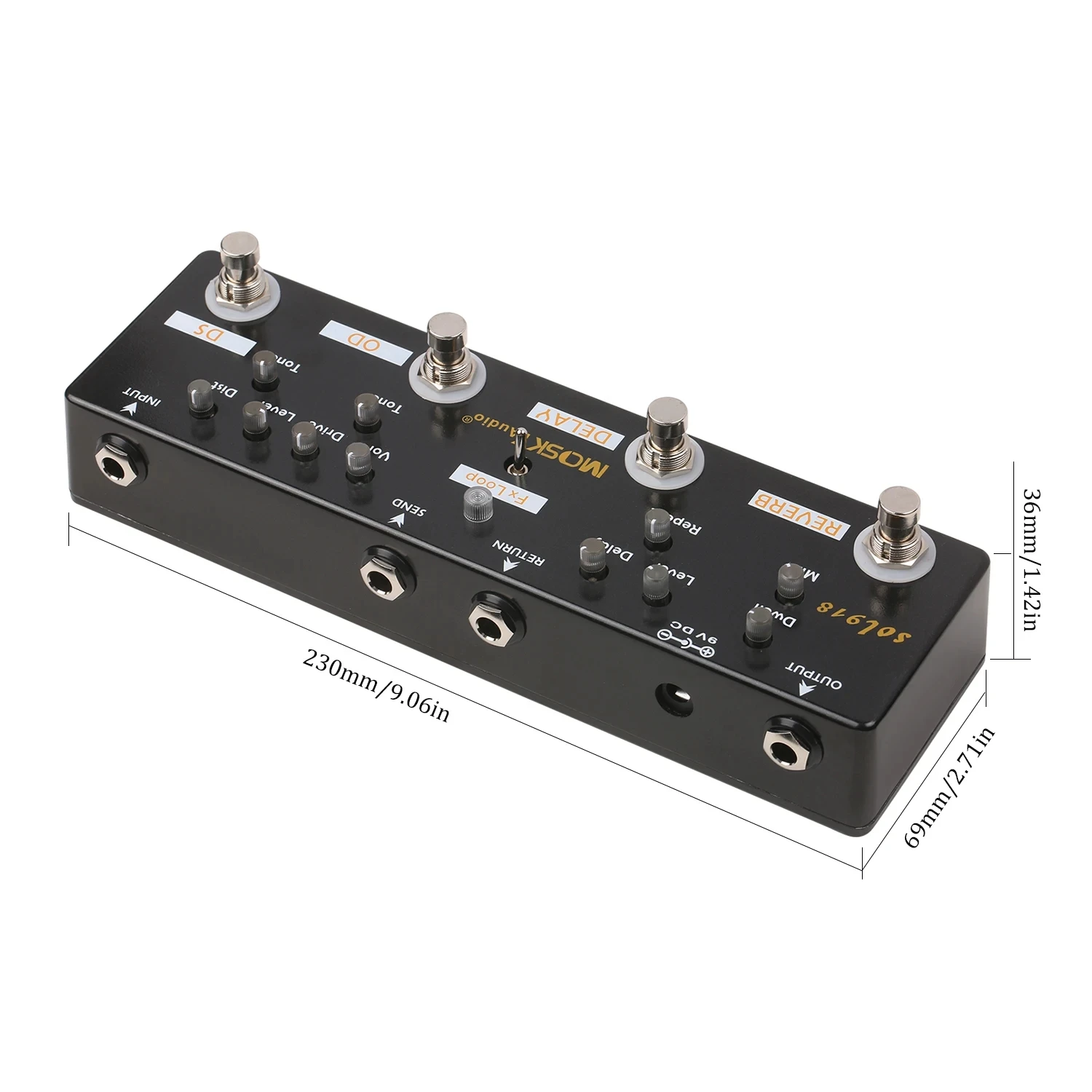 Pédales d'effet guitare basse électrique - Instruments de musique
