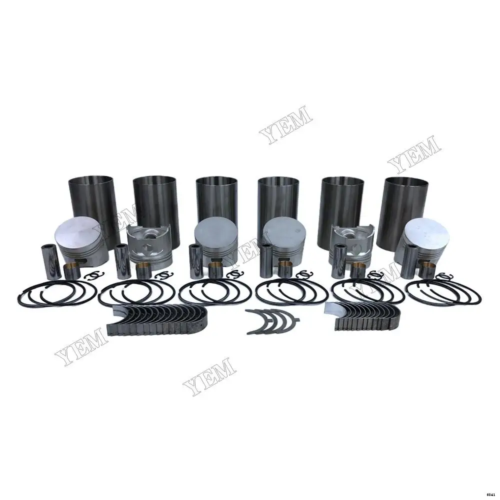 Engine Rebuilding Kit With Piston Rings Liner Bearings Fit for Kubota S2800 Construction Machinery Spare Parts