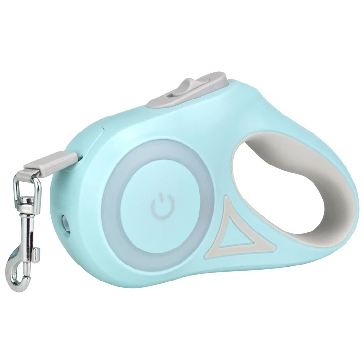 Premium Multifunction Pet Dog Retractable Leash Factory Adjustable 5m 8m 10m Padded with Lights Plastic Material