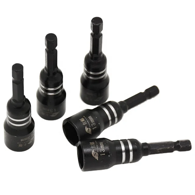 1/4" Shank Magnetic Hex Driver Bit Magnetic Nut Setter H8 42mm Socket Driver Magnetic 5/16 Nut Setters