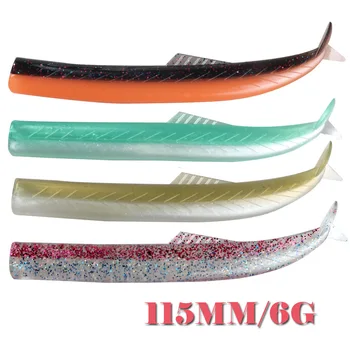 Cheery Wholesale Fishing Tackle Easy Shiner Artificial Swimbait Fishing 10g 20g Jig Head Hook Pvc 115mm 6g Soft Lure for Bass Pe – Soft Lure – view 2