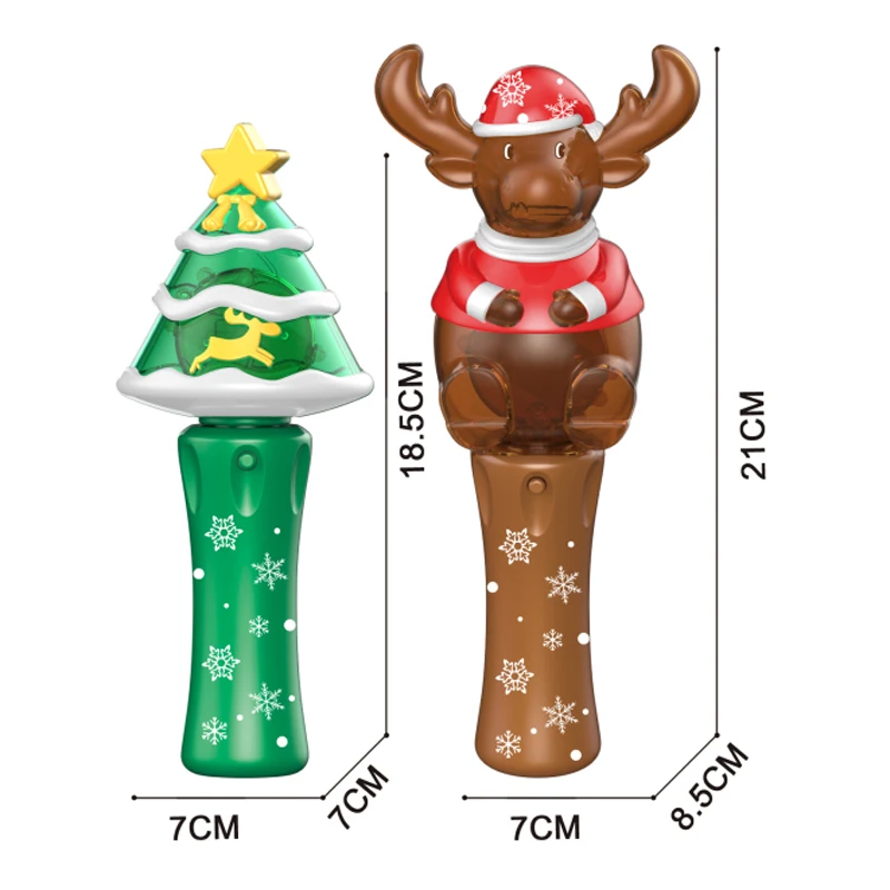 2022 рождественские 4 светящиеся шарики палочки Рождественские огни палочка для