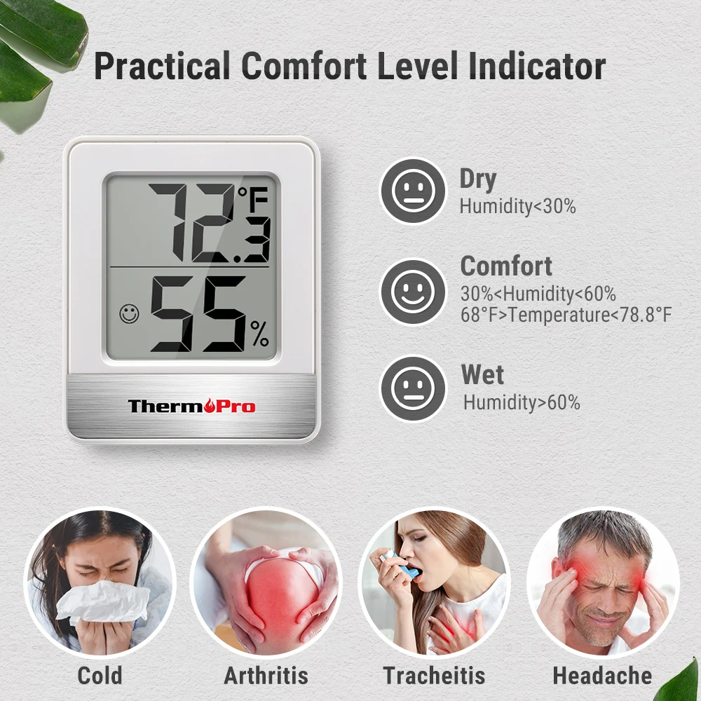 ThermoPro TP200B Wireless Indoor -Outdoor Temperature Monitor Instruction  Manual