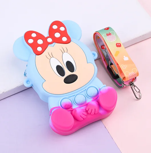 Новые силиконовые модные сумки через плечо с пузырьковым эффектом для девочек