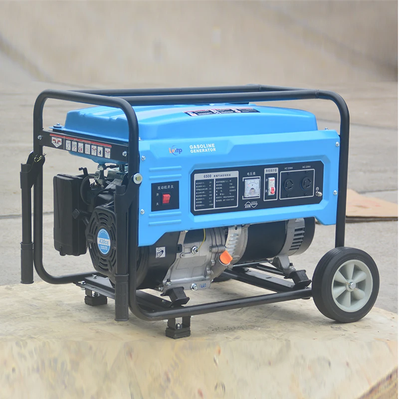 LEITENG 5.5KW Single-Phase Gasoline Generator 420cc Displacement 50Hz/60Hz Frequency 2KW Rated Power 380V Rated Voltage Recoil