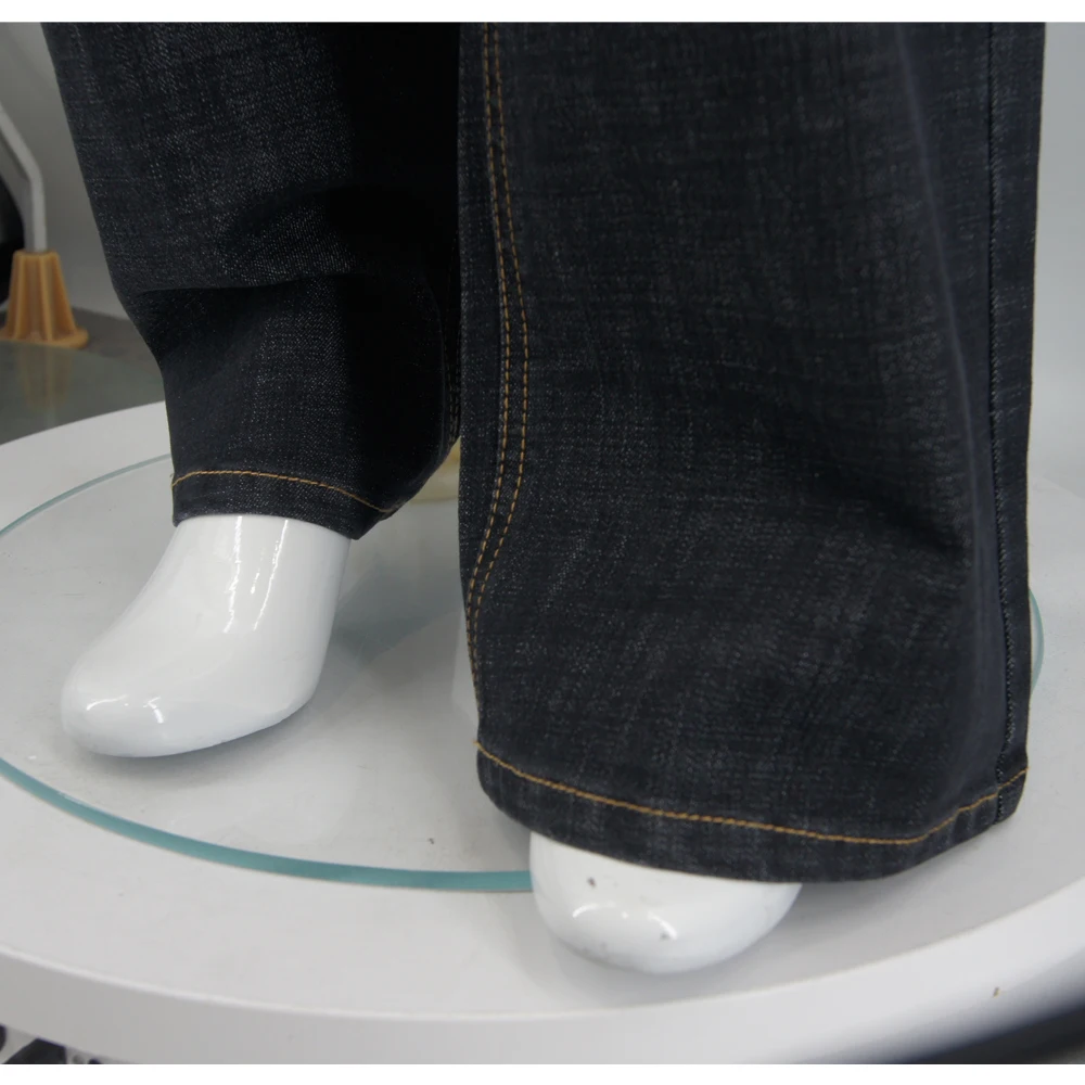 Dark Wash Wide Leg Jeans High Waist Loose Denim Pants Trendy Casual Trousers for Ladies with Vintage Style