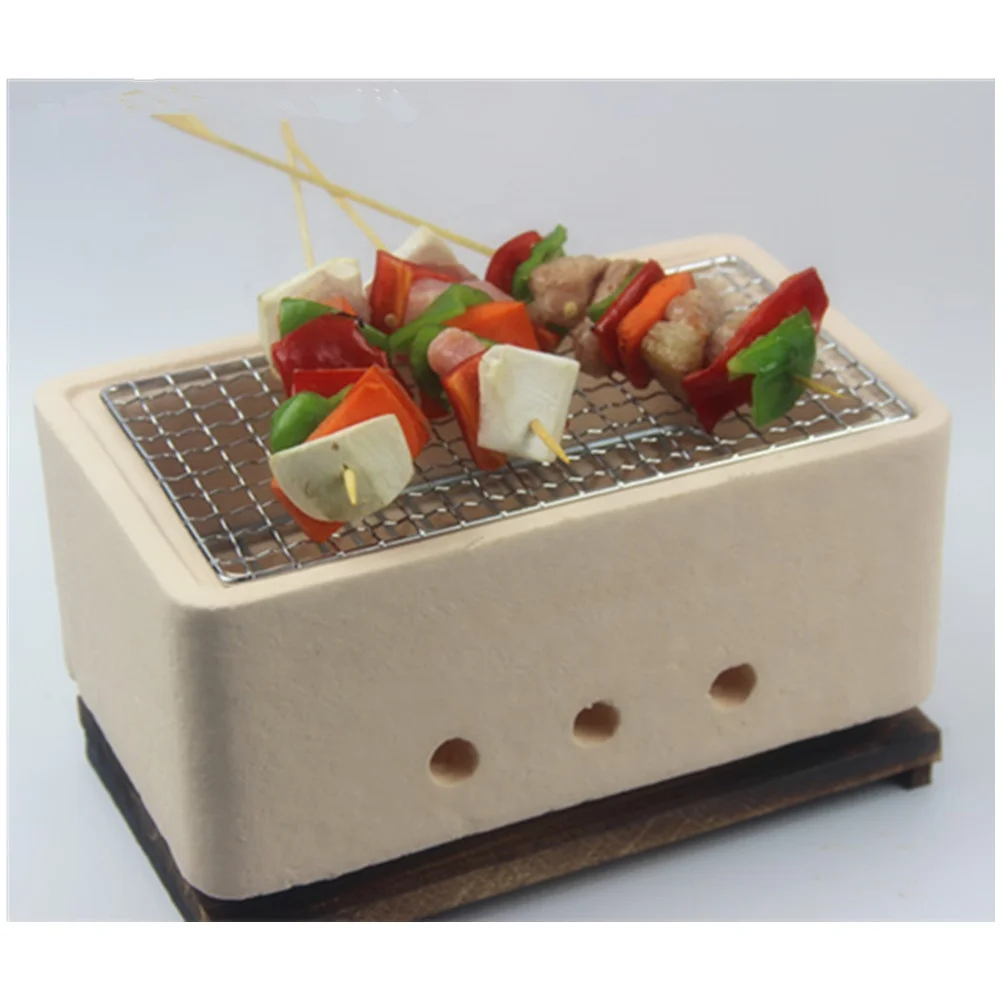 Tabletop Restaurant Clay Portable Charcoal Japanesestyle Grilling