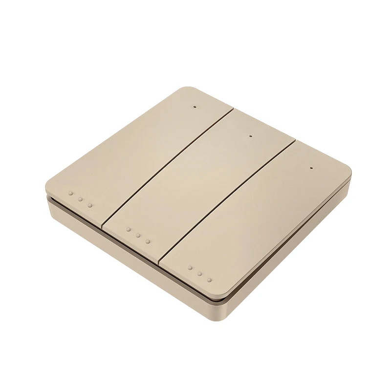 2 Gang Powerpoint Light Contactless Smart Wifi Rf for Locks Button Wallpad Led Key Touch Uk Remote Control Iinlide Wall Switch