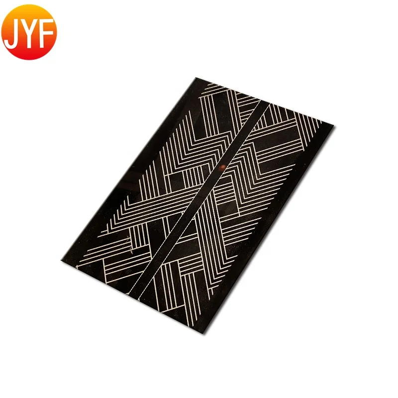 CL0047 China Custom Product Elevator Etching Design Decorative Stainless Steel Sheet 304 Elevator Cabin Lift Door