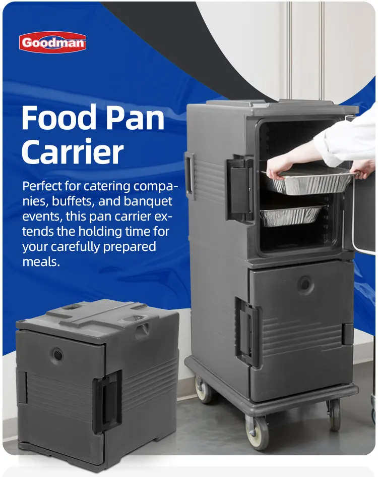 Commercial food warmer container carriers food pan carrier food transport box insulated manufacture