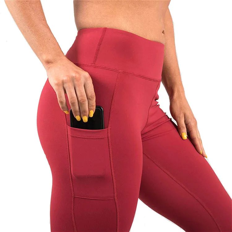 Red Customised Gym Non See Through High 