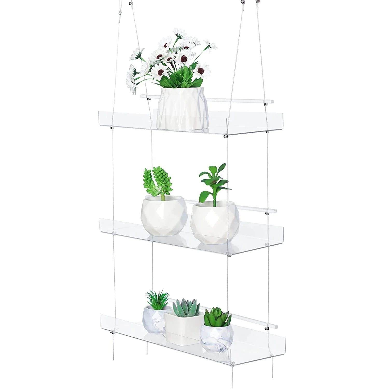 Mensola Trasparente In Acrilico Per Finestre Con Ventose – Scaffale Portapiante 30 Cm, Forte Adesione, Per Piante, Cornici, Cucina, Bagno - 4