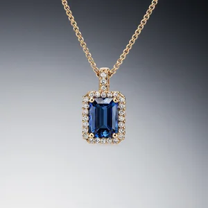 925 Sterling Silver VVS Moissanite Pendant Necklace for Women Dainty Luxury Fine Jewelry Wholesale Custom Design