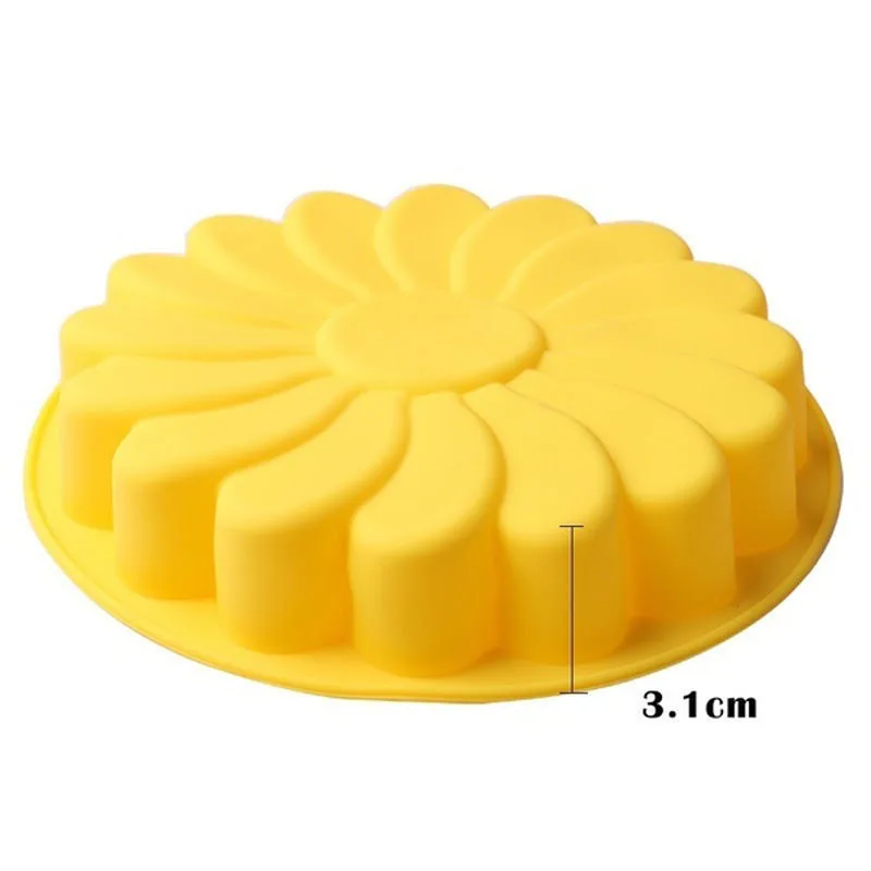Kinds 3D DIY Silicone Mousse Cake Mold Tool Fondant Cake Decorating Baking Mould 