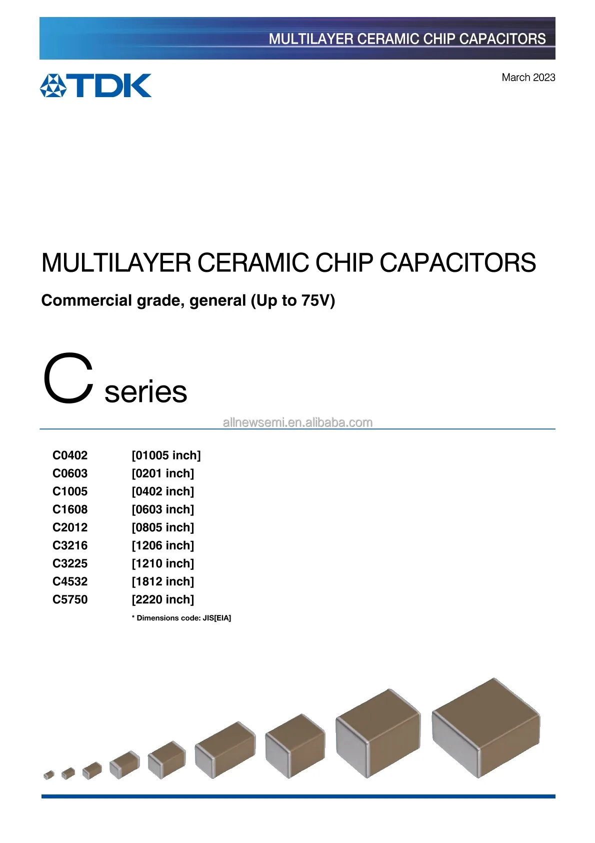 Hot sale Original C5750X5R1E226M230KA CAP CER 22UF 25V X5R 25V Ceramic Capacitor X5R 2220 (5750 Metric) C5750X5R1E226M230KA