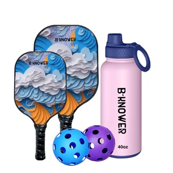 Multilayer Fiberglass  Graphite Pickleball Paddle Face Honeycomb Core Pickleball Rackets Designed for Traction and Stability