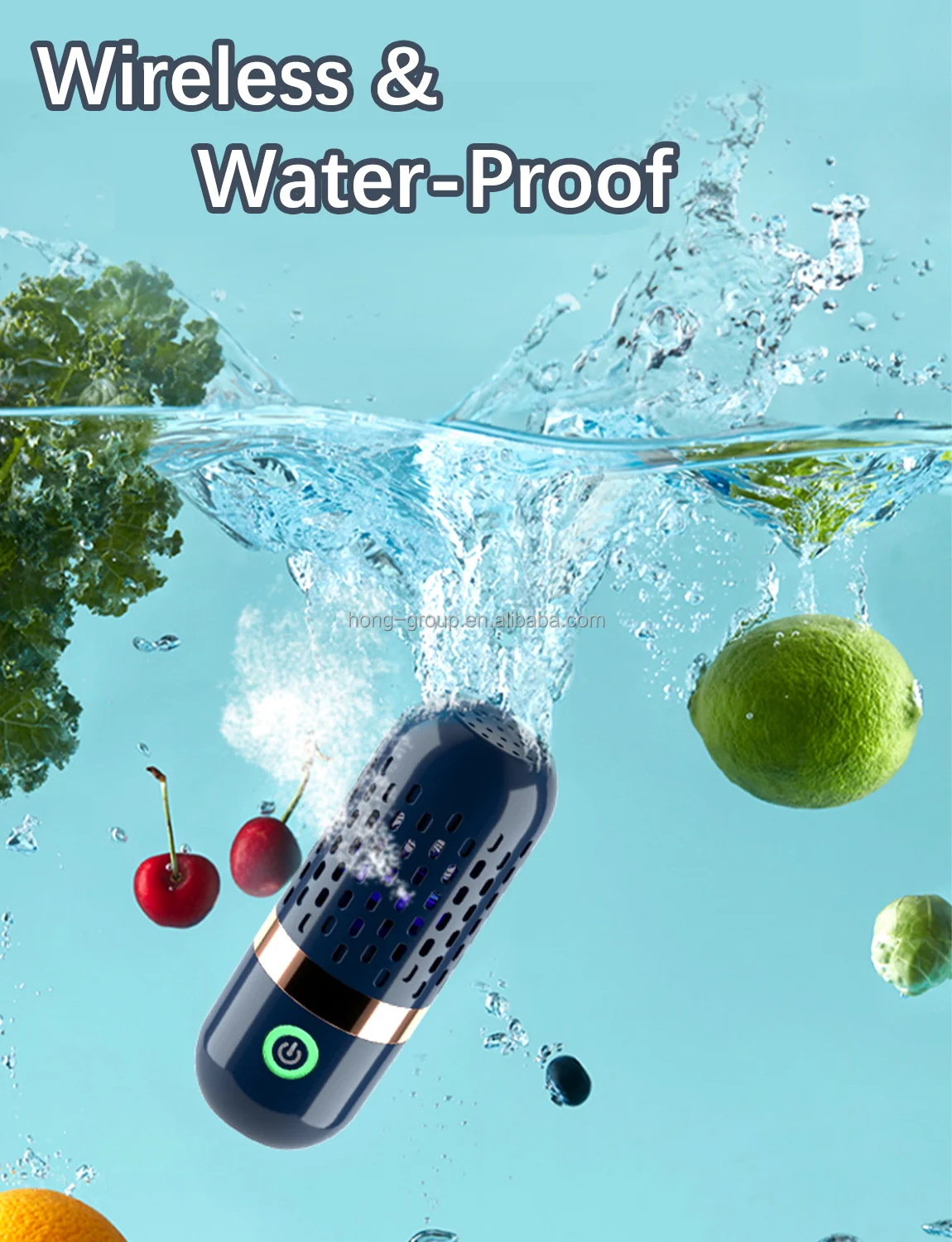Cop Rose Wireless Intelligent Electrolysis Water Hydroxyl Ion Fruit And