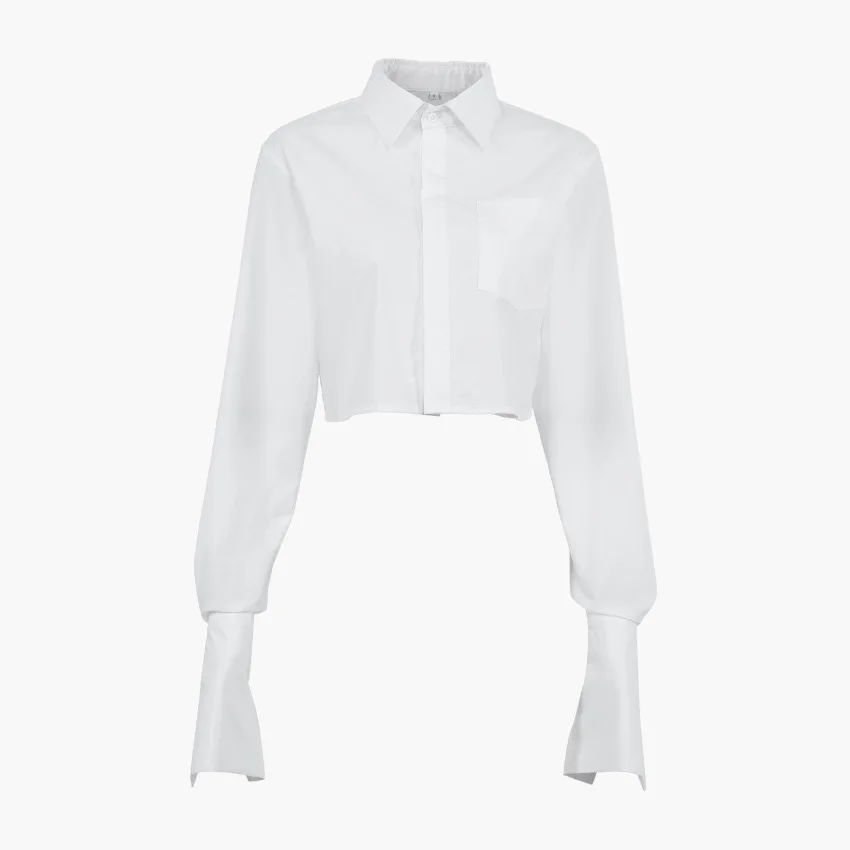 Correspondencia Jarra El camarero Top Corto Sexy Para Mujer,Camisas Extra Largas De Manga Larga,Blusas  Elegantes Con Botones,Ropa Informal Blanca Y Negra,Blusa A La Moda De Otoño  - Buy Camisa De Las Mujeres,Camisas Blancas,Elegante Blanco Camisas Product