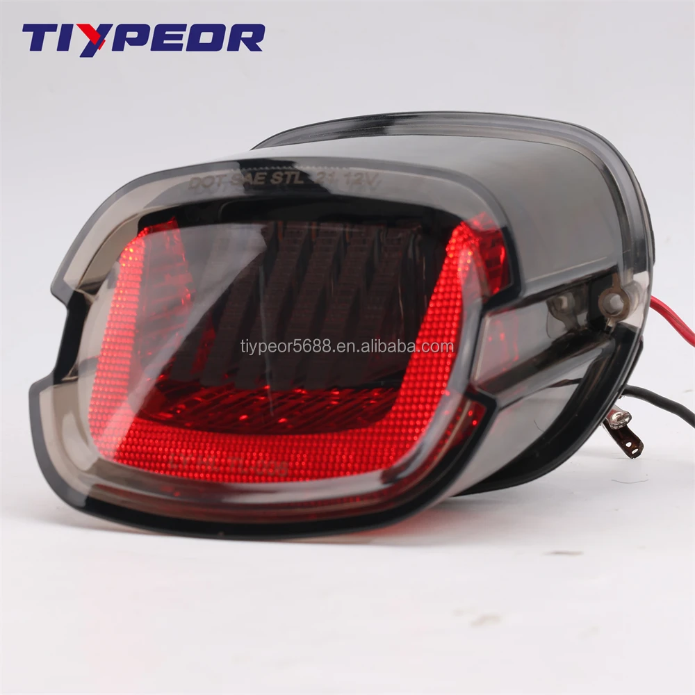 product tiypeor wholesale price hover taillight for harleys davidson tail lights motorcycle led lamp with clear smoked color-5