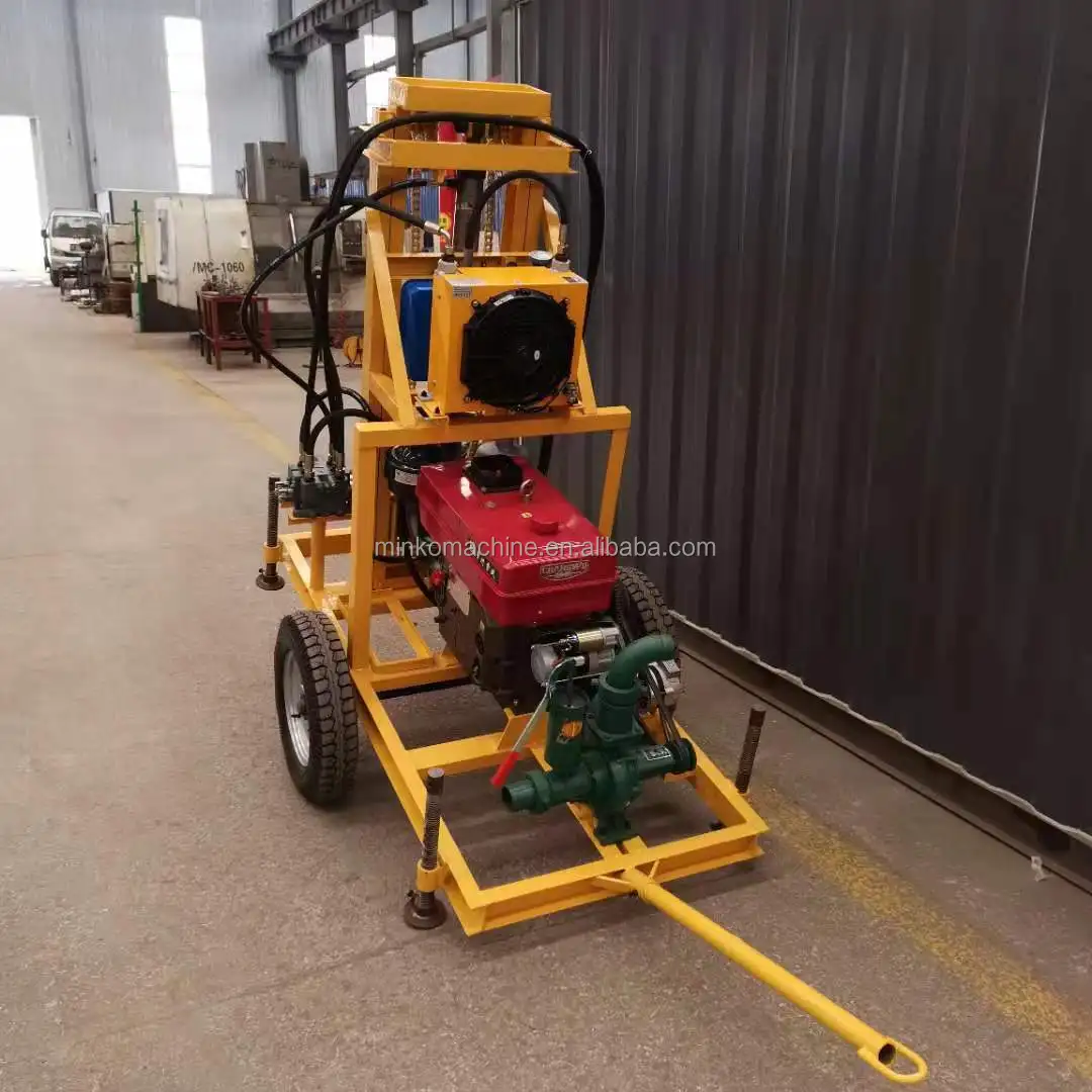 Portable 100m 30m Water Well Drill Rigs Drilling Machine For Sale Small ...