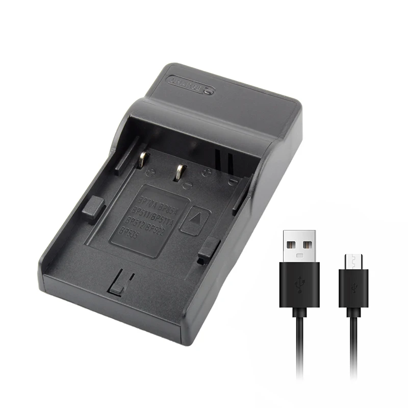 RingTeam BP-511 Single USB Charger With Indicator Light BP511 Battery Charger for Canon 50D 40D 30D 10D G5 G6 Cameras