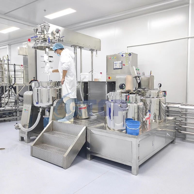 Косметическая эмульгирующая машина Gtop 200 л гомогенизатор для изготовления мазей смеситель с высоким сдвигом завод по производству