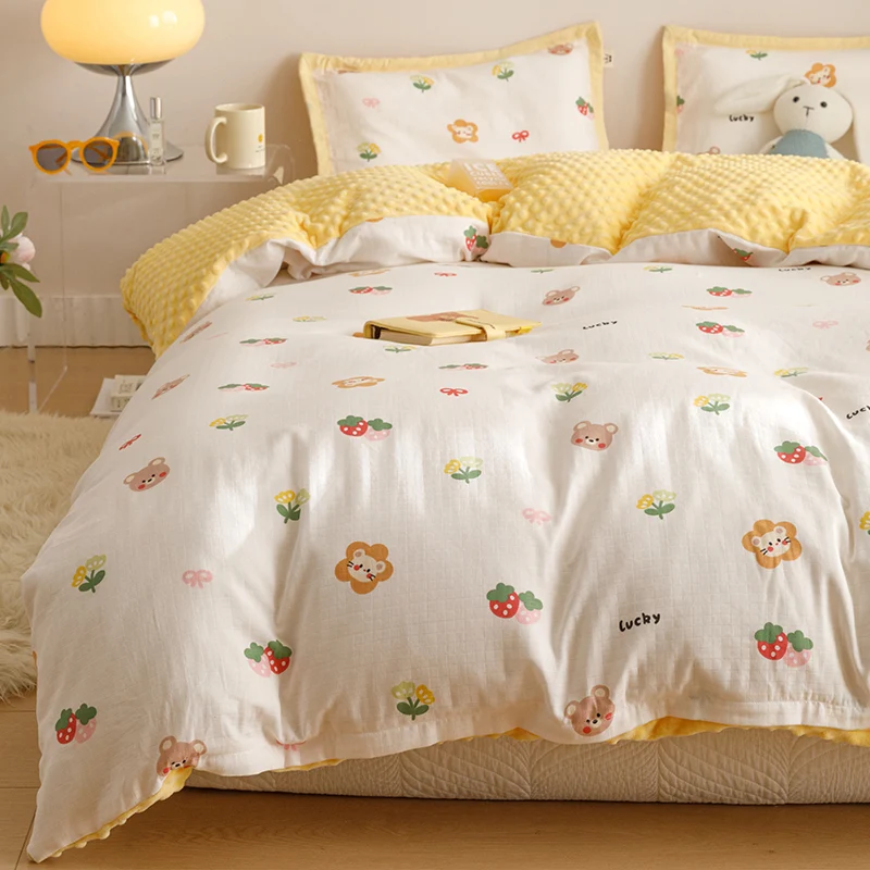 Оптовая продажа детский дизайн многоцветное теплое 100% хлопковое Двухслойное многофункциональное одеяло