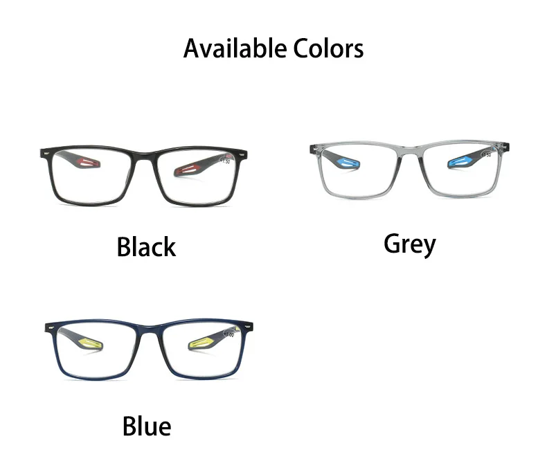 Progressive Multi-Focus Anti-Blue Light Photochromic Reading Glasses Dual-Purpose Far Dispersion for Elderly PC Frame
