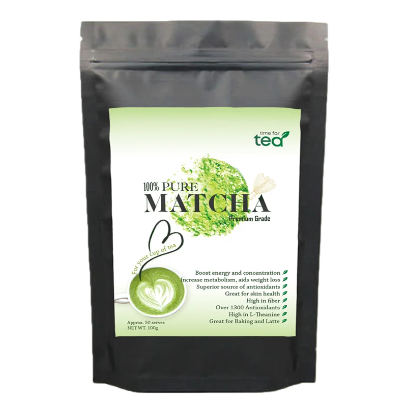 Wholesale 100g Packed Organic Matcha Tea Authentic Green Tea Matcha from Direct Factory