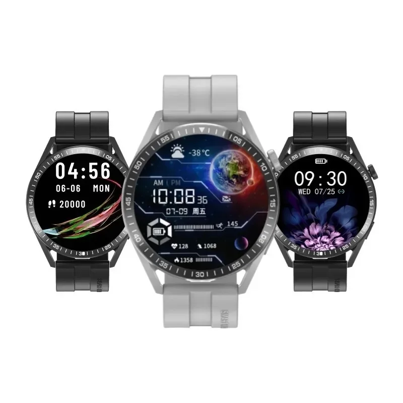 WH8-B GT3 Round Smart Watch IP68 Waterproof Fitness Tracker