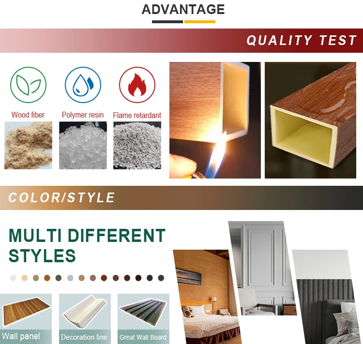 product melinco easy install outdoor indoor wpc square tube 50mm ceiling tile wholesale pvc ceiling panels for sale-7