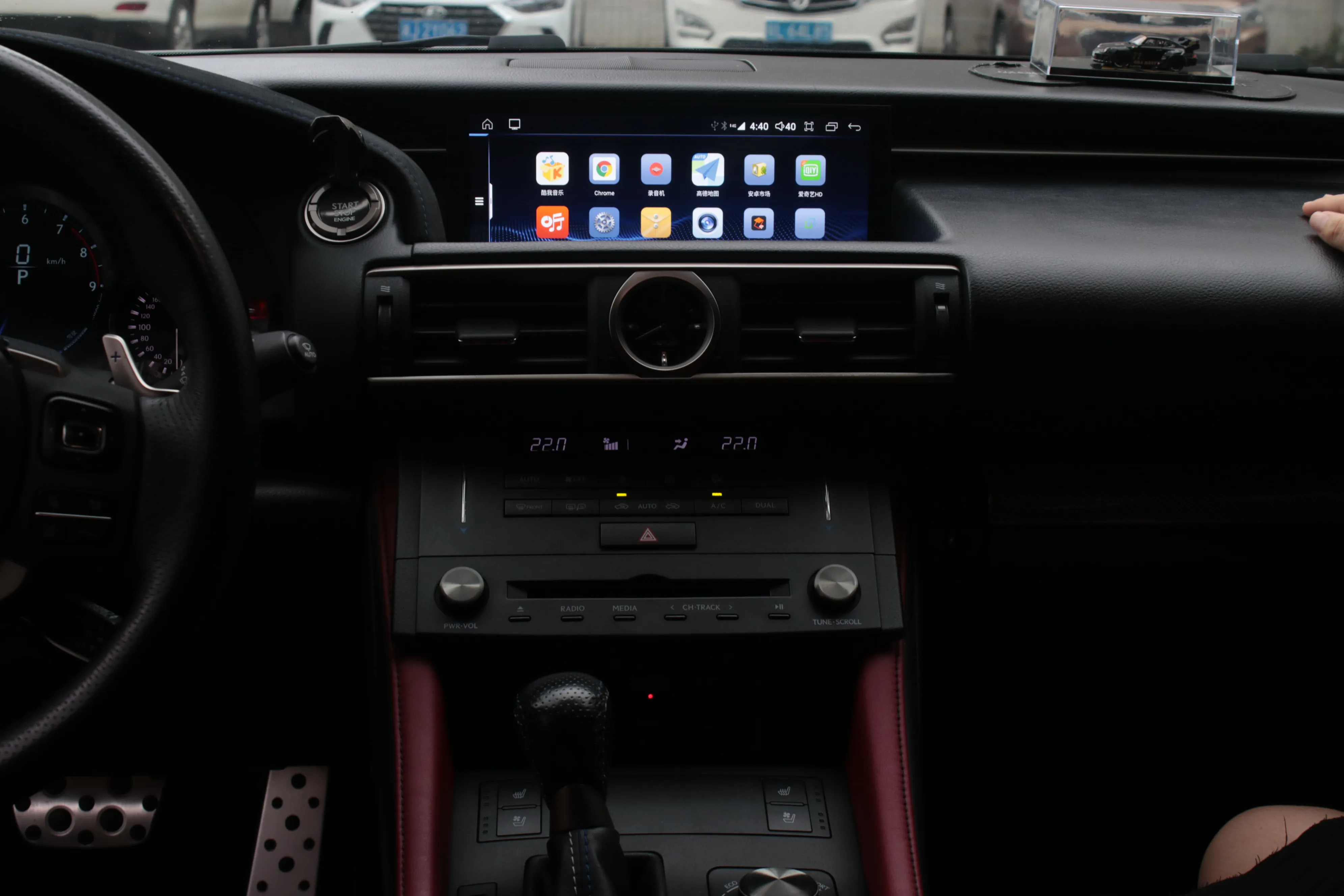 Android 12 System 10.25 inch 1920x720 Blue-ray Touch レクサス RC F