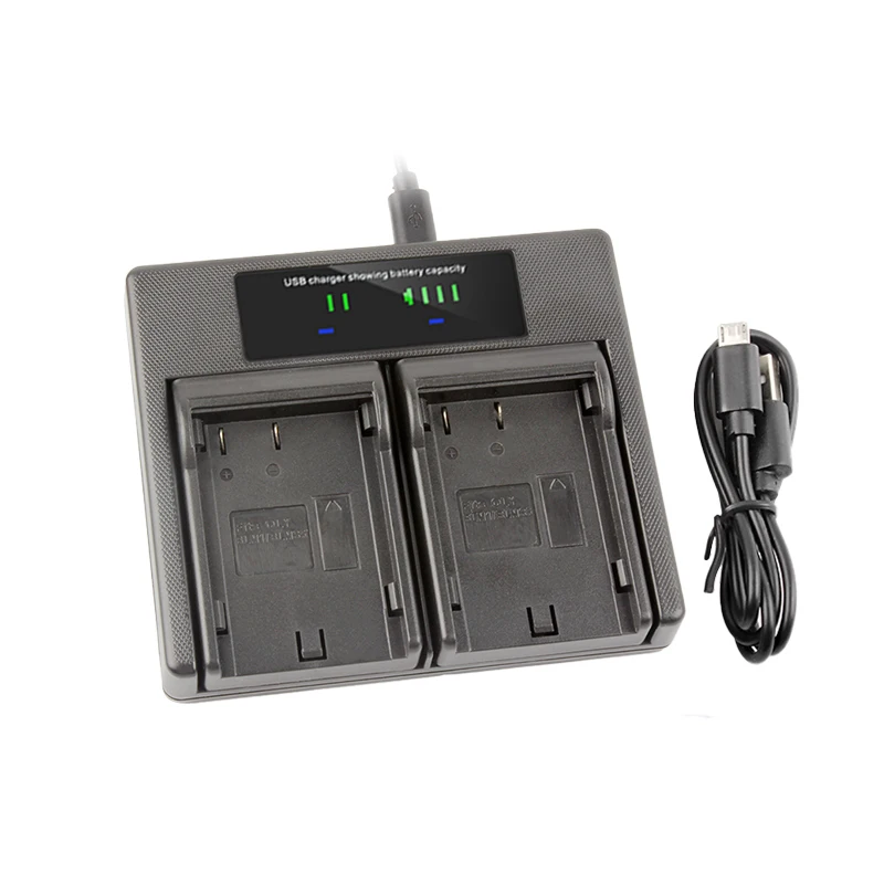 RingTeam PS-BLM1 BLM1 Dual Charger with LCD Light BLM1 Battery Charger for SYSTEM E-3 E-300 E-510 E-500 E-5 E-30 E-520 BLM5