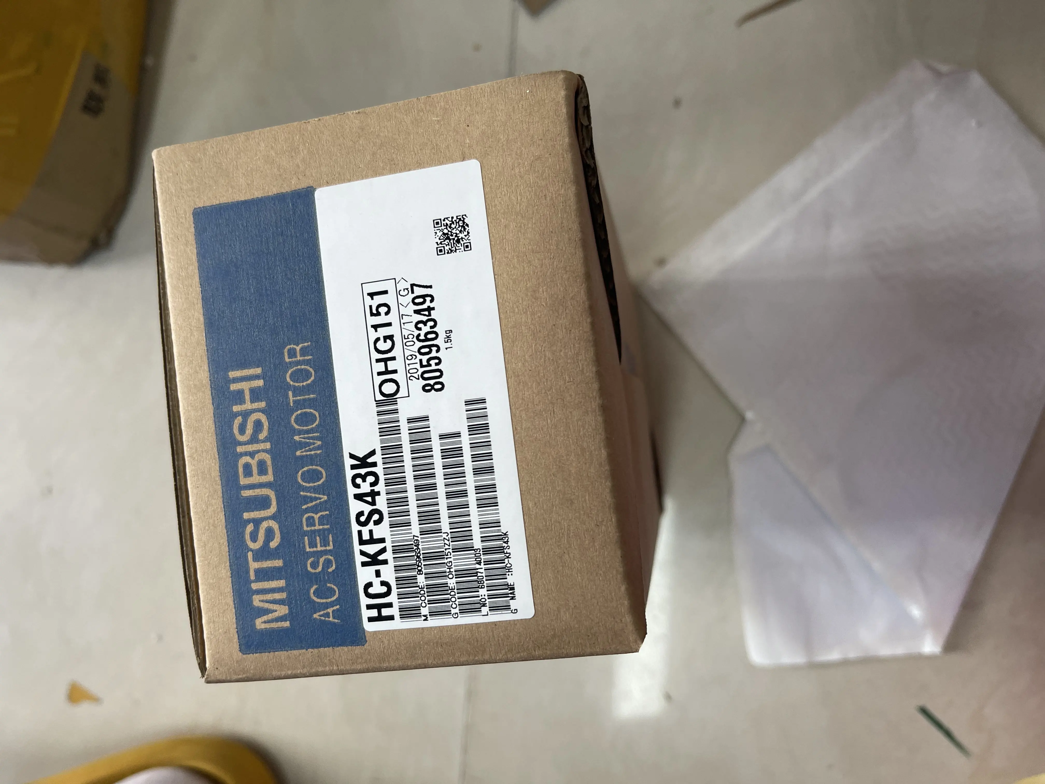 Mitsubishi AC Servo Motor HC-KFS43K