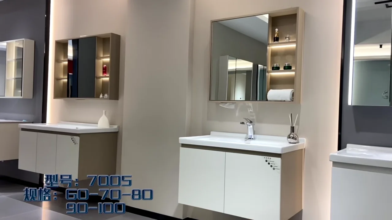 Luxury Bathroom Vanity Hardware With Rock Slate Sink Hotel With Led ...