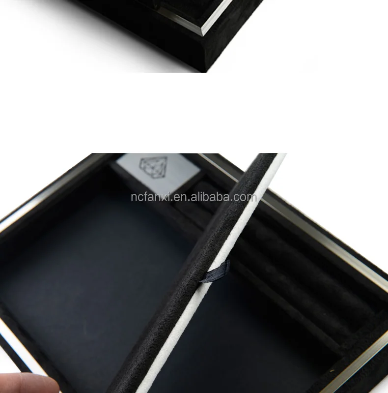 Fanxi Removable Suede Jewellery Display Trays With Pads For Ring
