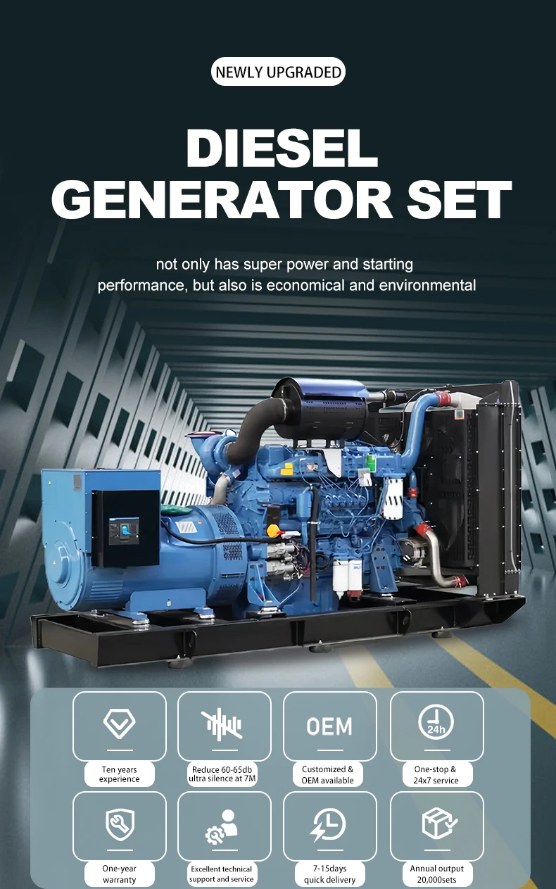 Factory Custom Power Generator 450kw Kva Moveable Slient Style Diesel ...