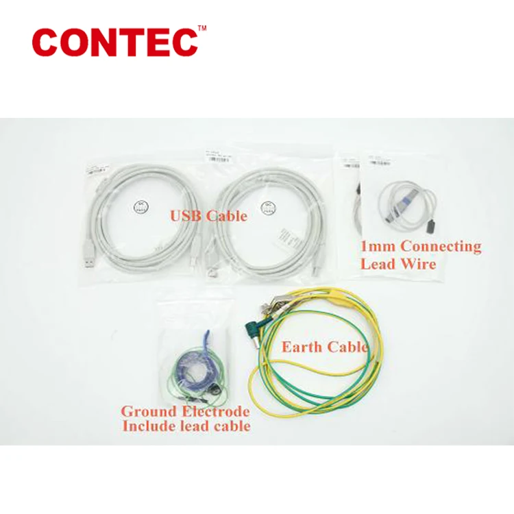 Портативная ручная машина emg CONTEC CMS6600B, сертификация CE, предоставляется торговая гарантия