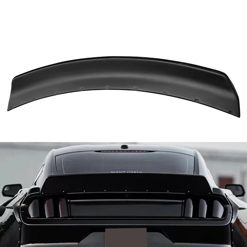 AUto Boy System Real Carbon Fiber Fibre Rear Spoiler Wing Duck Tail For Ford Mustang 2015-2022