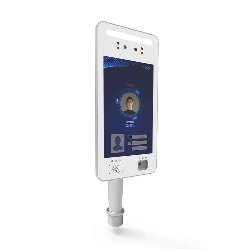 8 Inch Android Access Control Camera Face Recognition Biometric Machine
