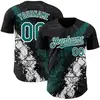 Black  Teal  White