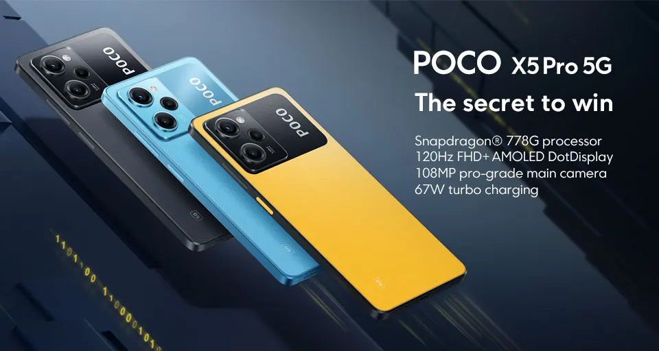 Xiaomi POCO X5 Pro 5G - 120hz AMOLED Display & 108MP Camera 